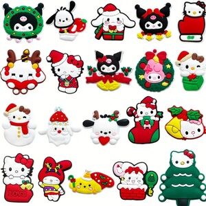 Lot 20Pcs Hello Kitty Croc Charms Jibbitz girls Christmas Shoe Decoration